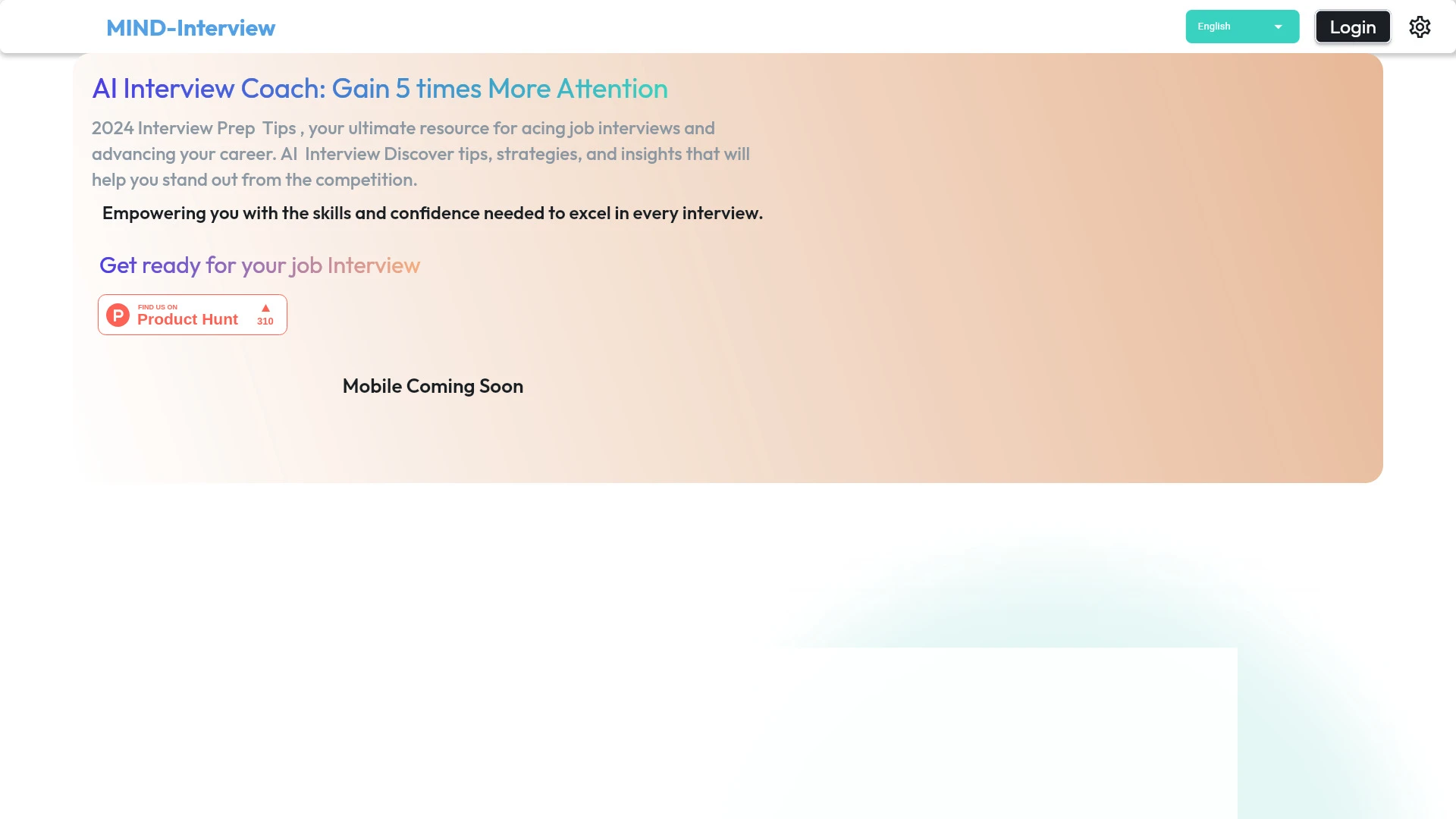 MIND-Interview - AI Tool Ocean