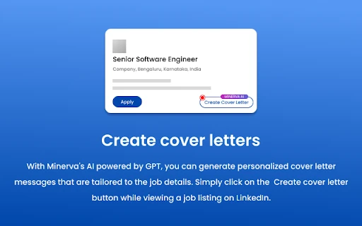 Minerva: Copilot for Job Search with ChatGPT - Chrome Extension - AI Tool Ocean