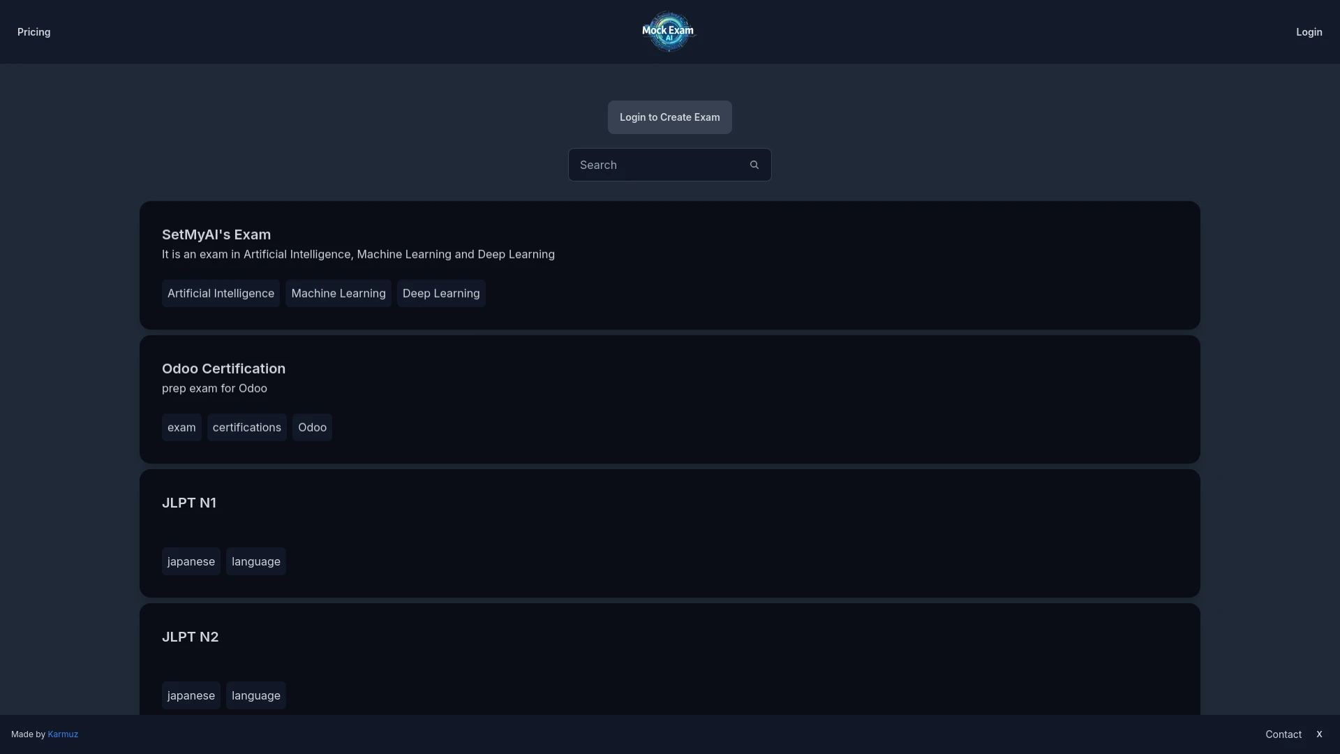 Mock Exam AI - AI Tool Ocean