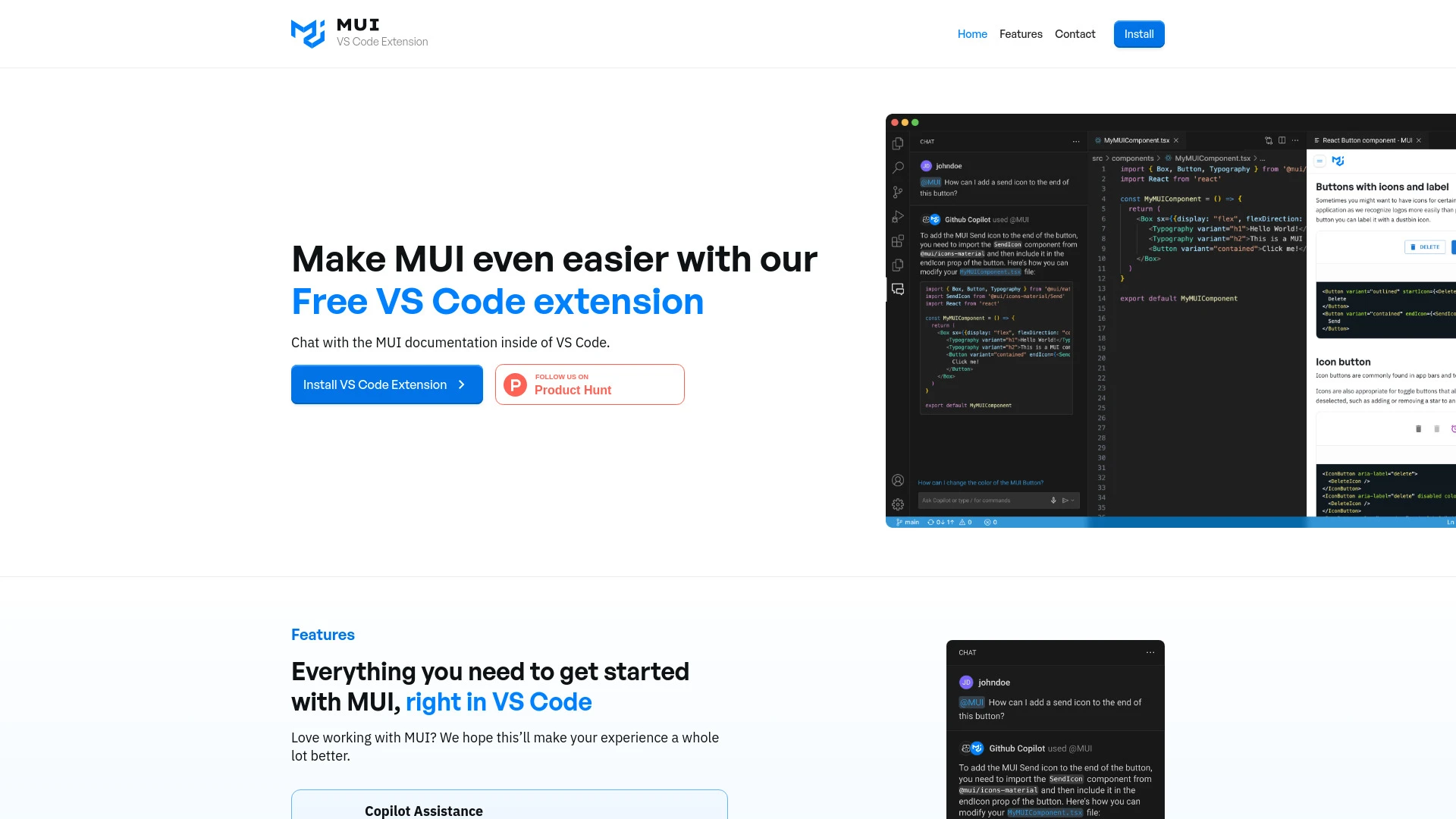 MUI VS Code Extension - AI Tool Ocean