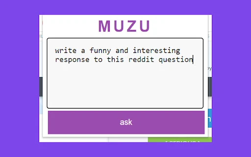 MUZU - Chrome Extension - AI Tool Ocean