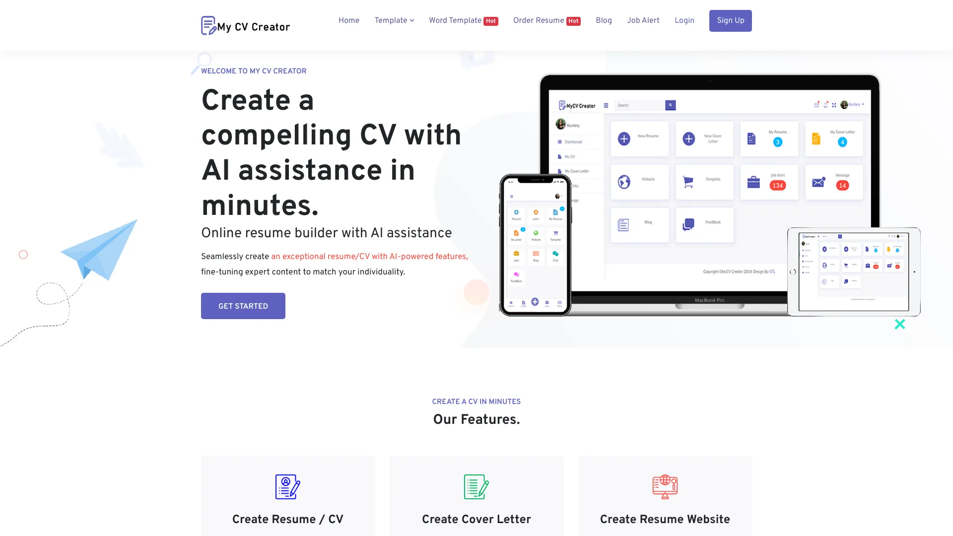 MyCVCreator - AI Tool Ocean