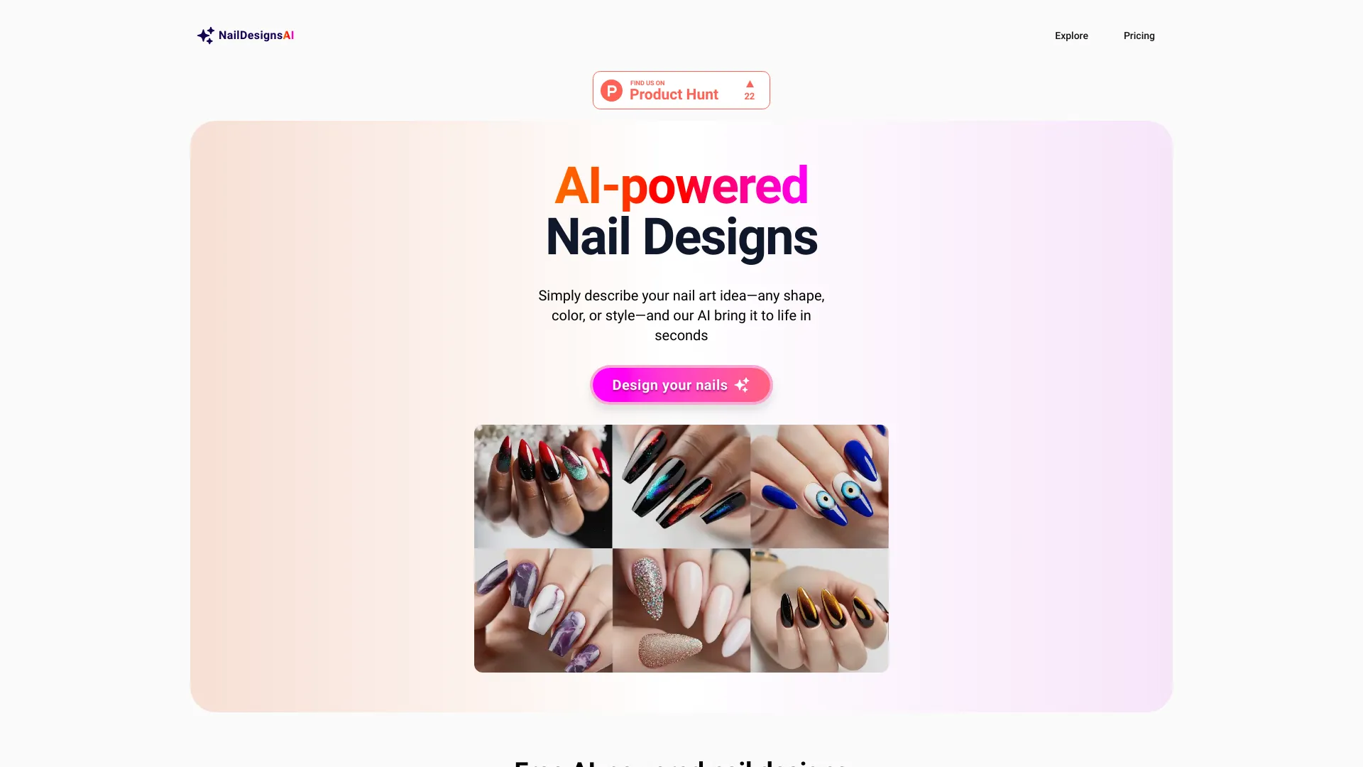 NailDesignsAI - AI Tool Ocean