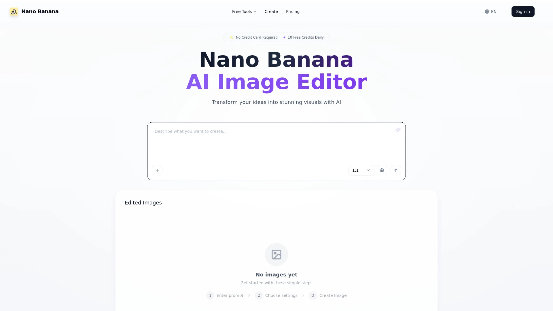 Nano Banana AI - AI Tool Ocean