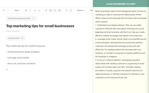 Narrative AI - Chrome Extension - AI Tool Ocean