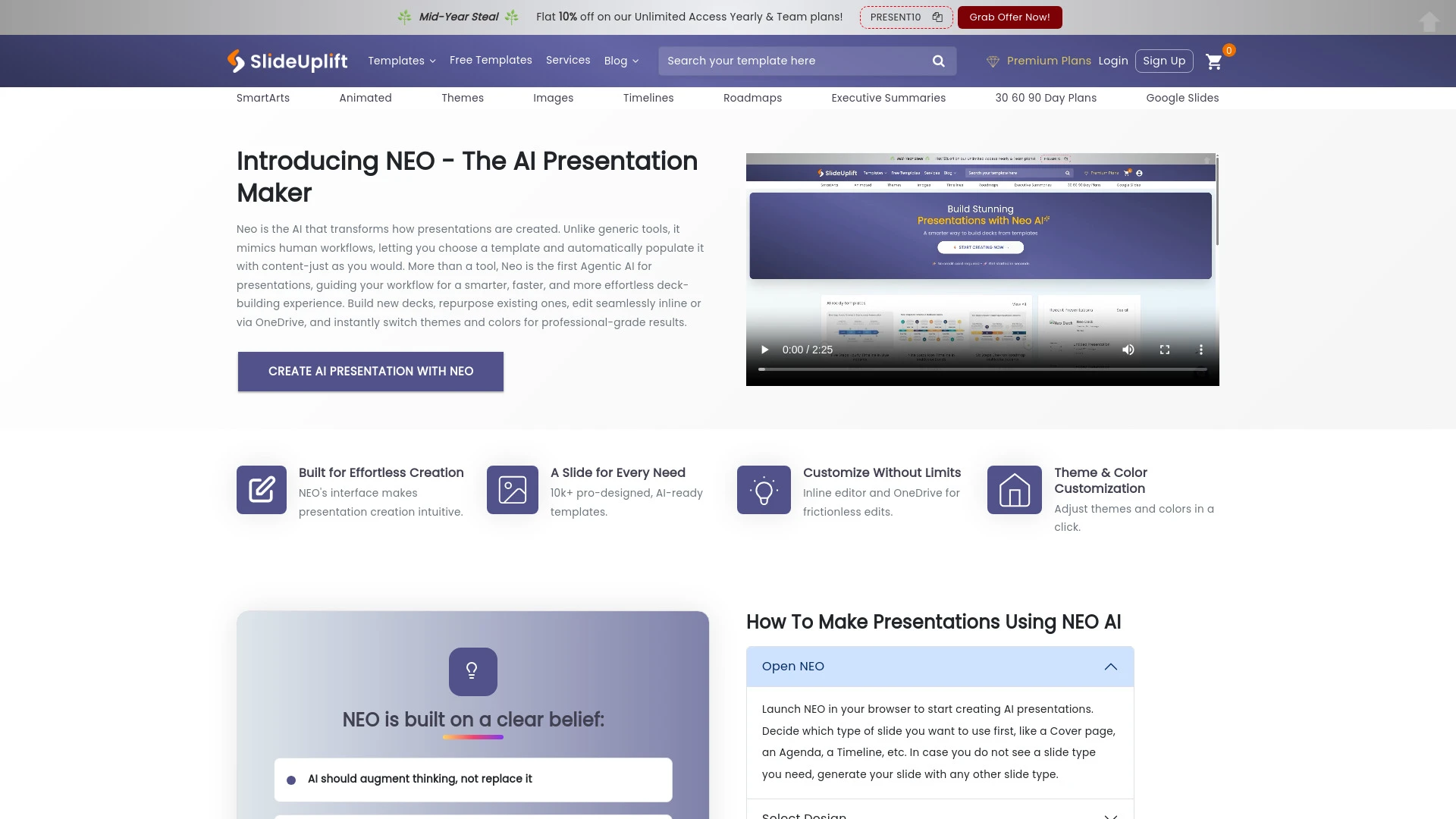 Neo AI Presentation Maker - AI Tool Ocean