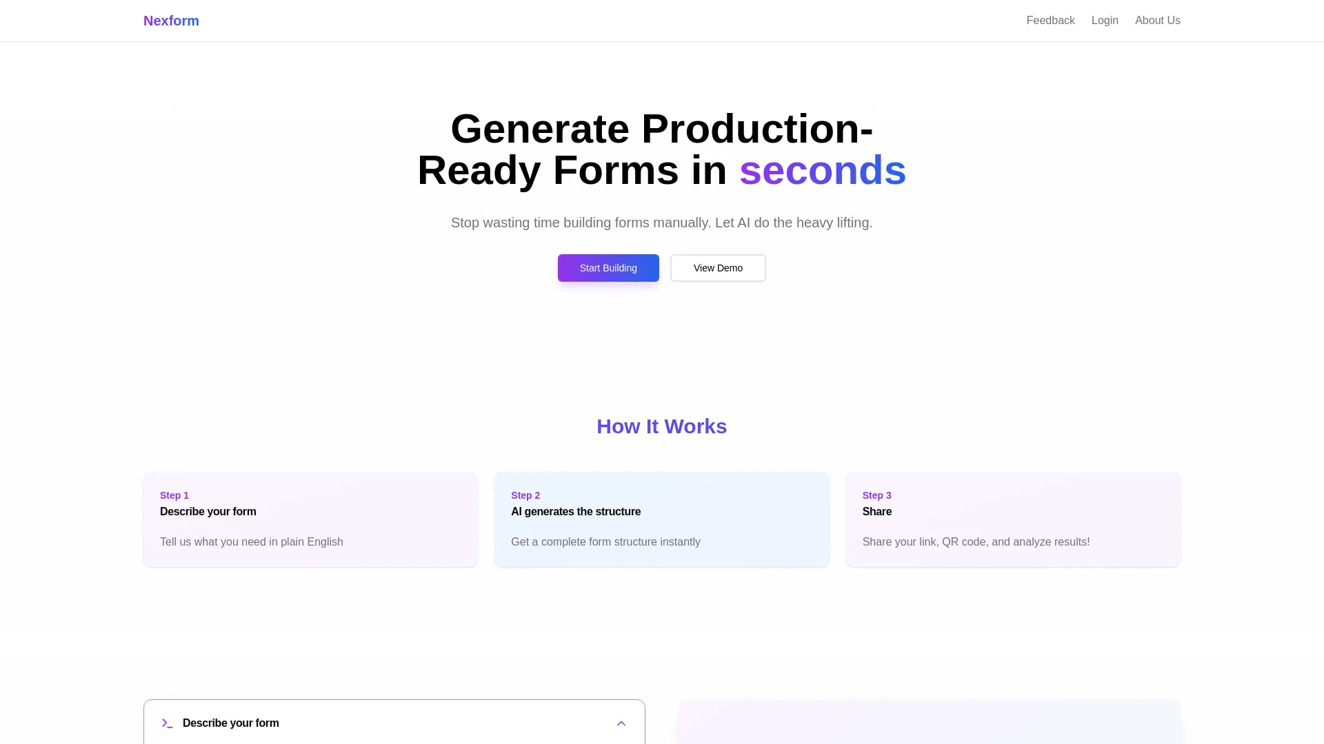 Nexform - AI Tool Ocean