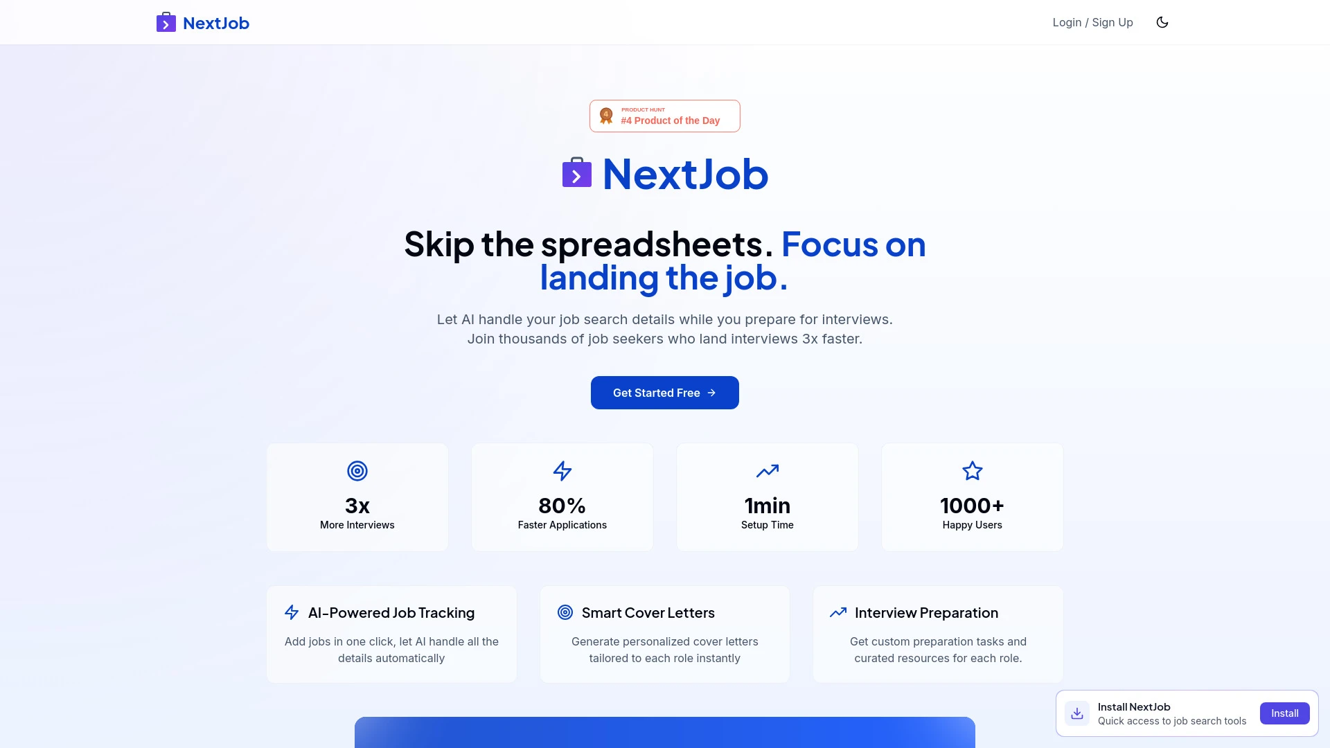 NextJob - AI Tool Ocean