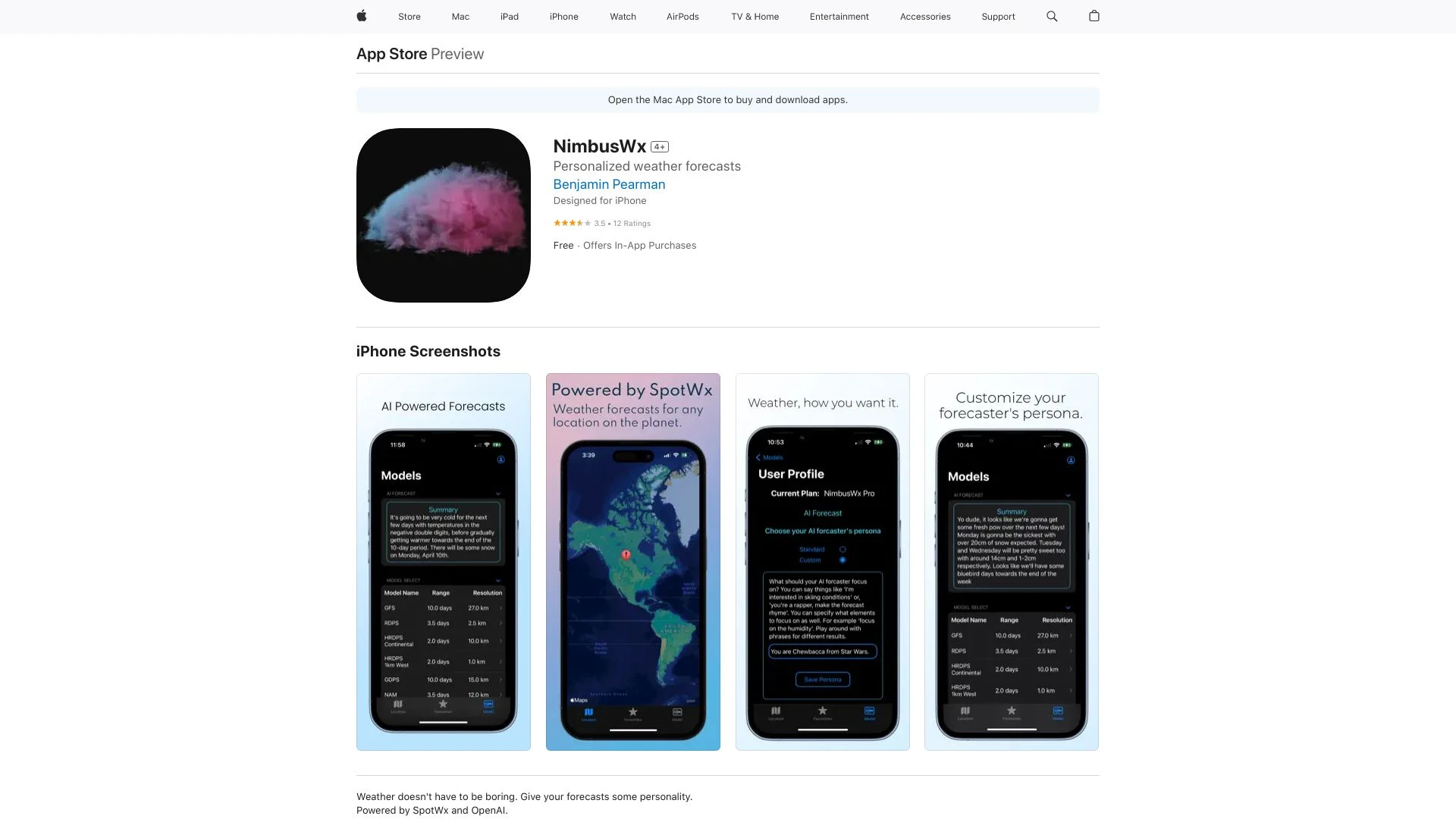 NimbusWx - AI Tool Ocean