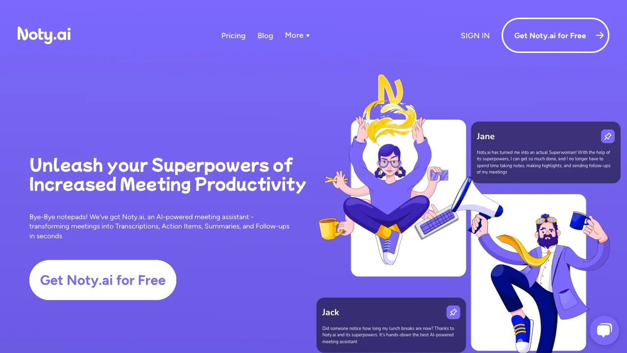 Noty.ai - AI Tool Ocean