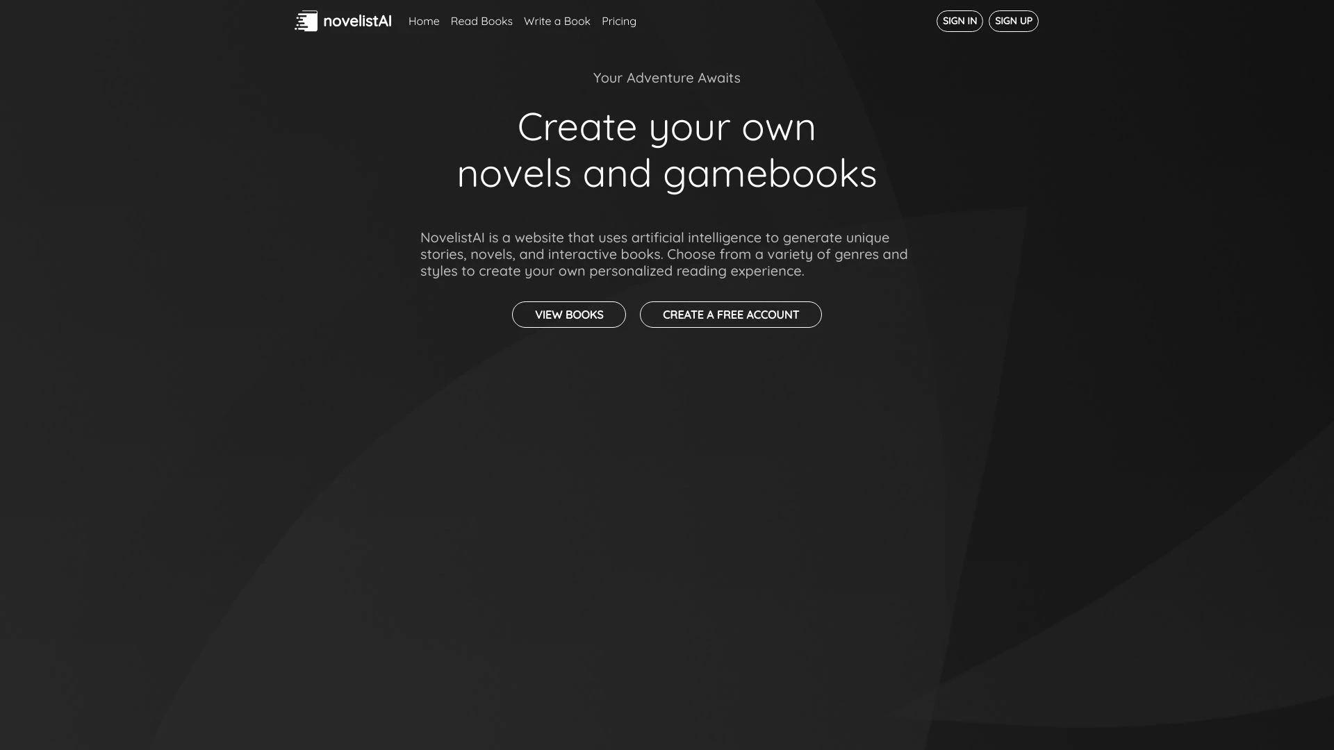 NovelistAI - AI Tool Ocean