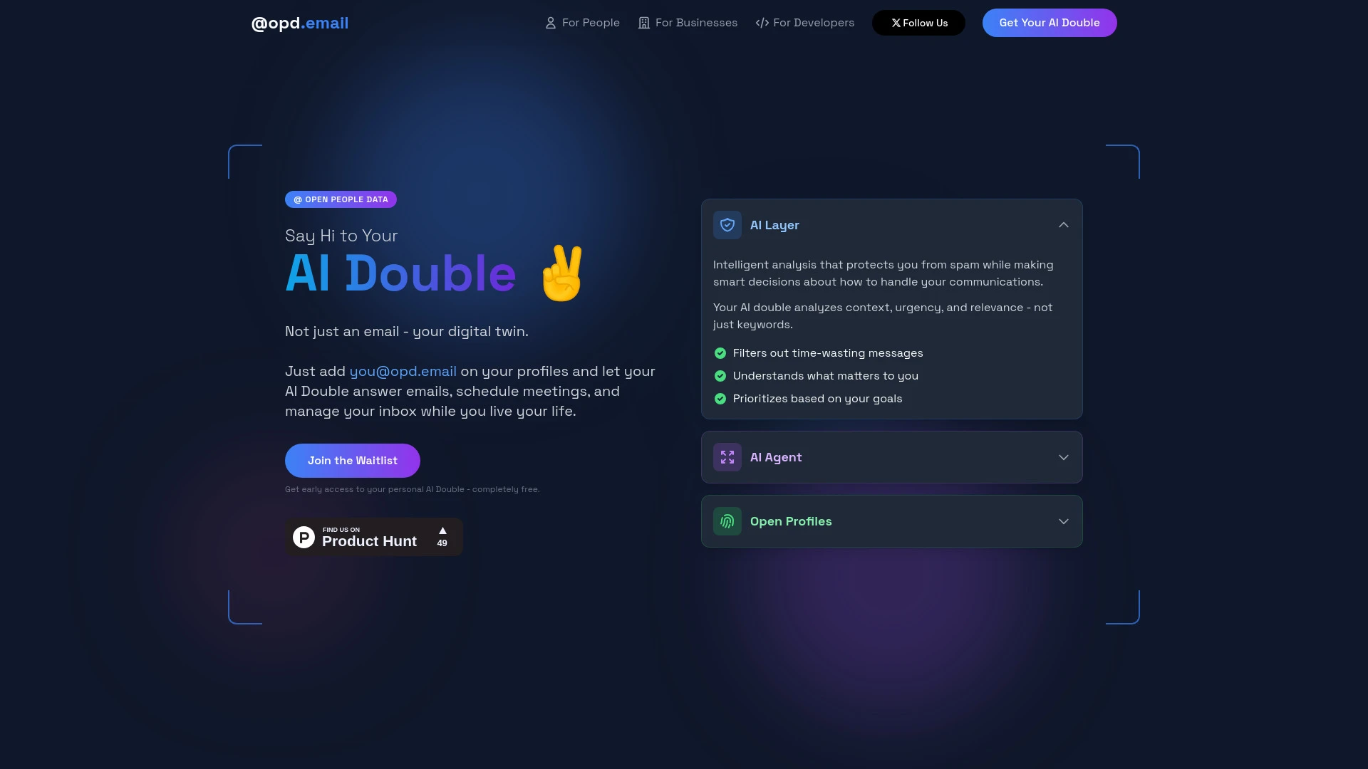 Open People Data (OPD) - AI Tool Ocean