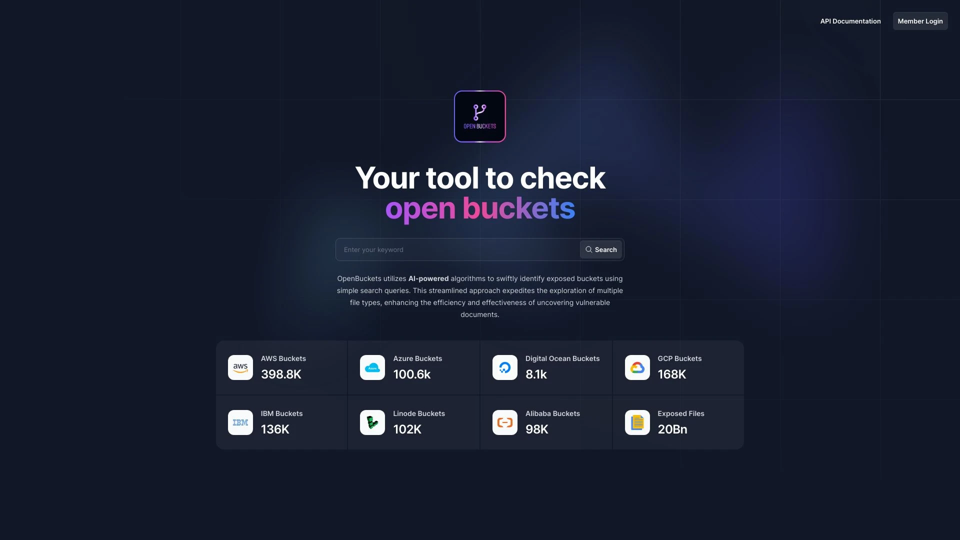 OpenBuckets - AI Tool Ocean
