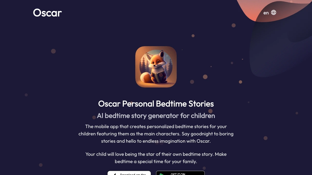 Oscar Stories - AI Tool Ocean