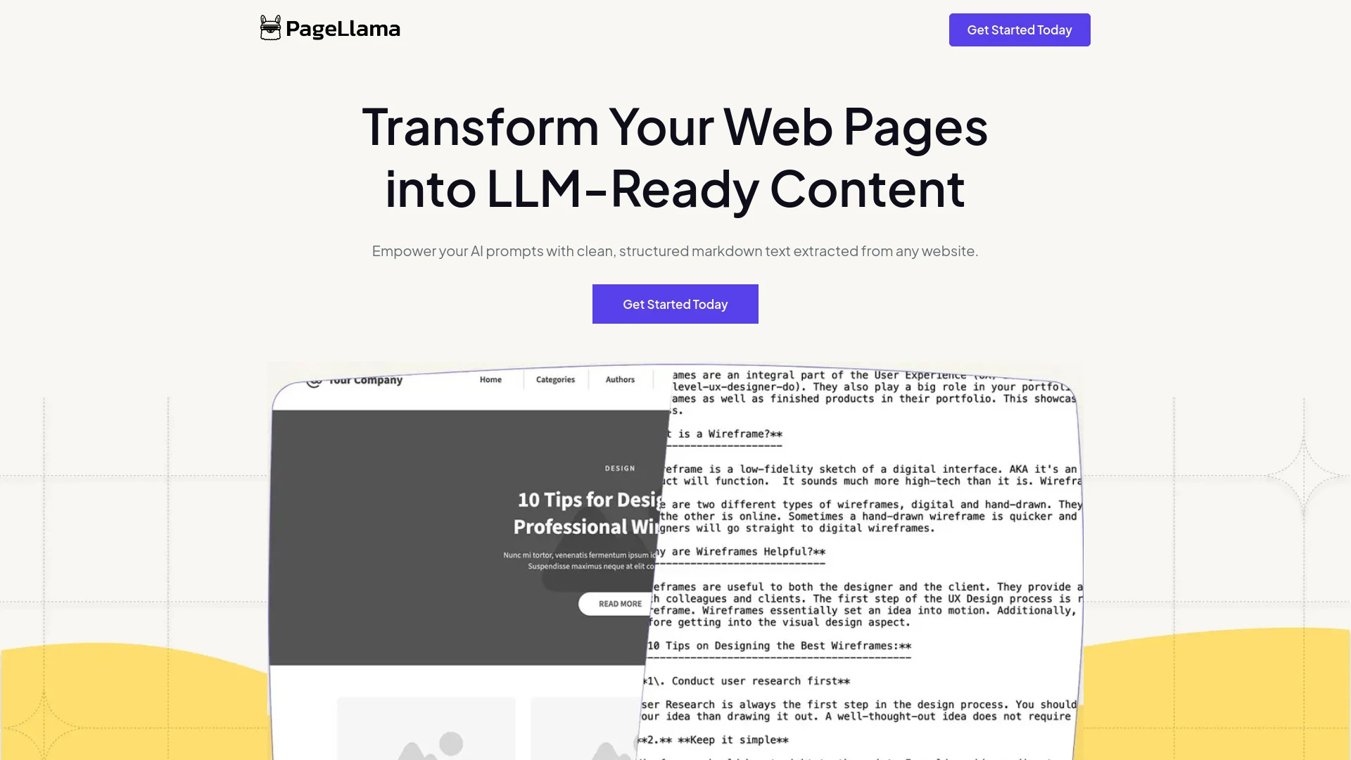 PageLlama - AI Tool Ocean