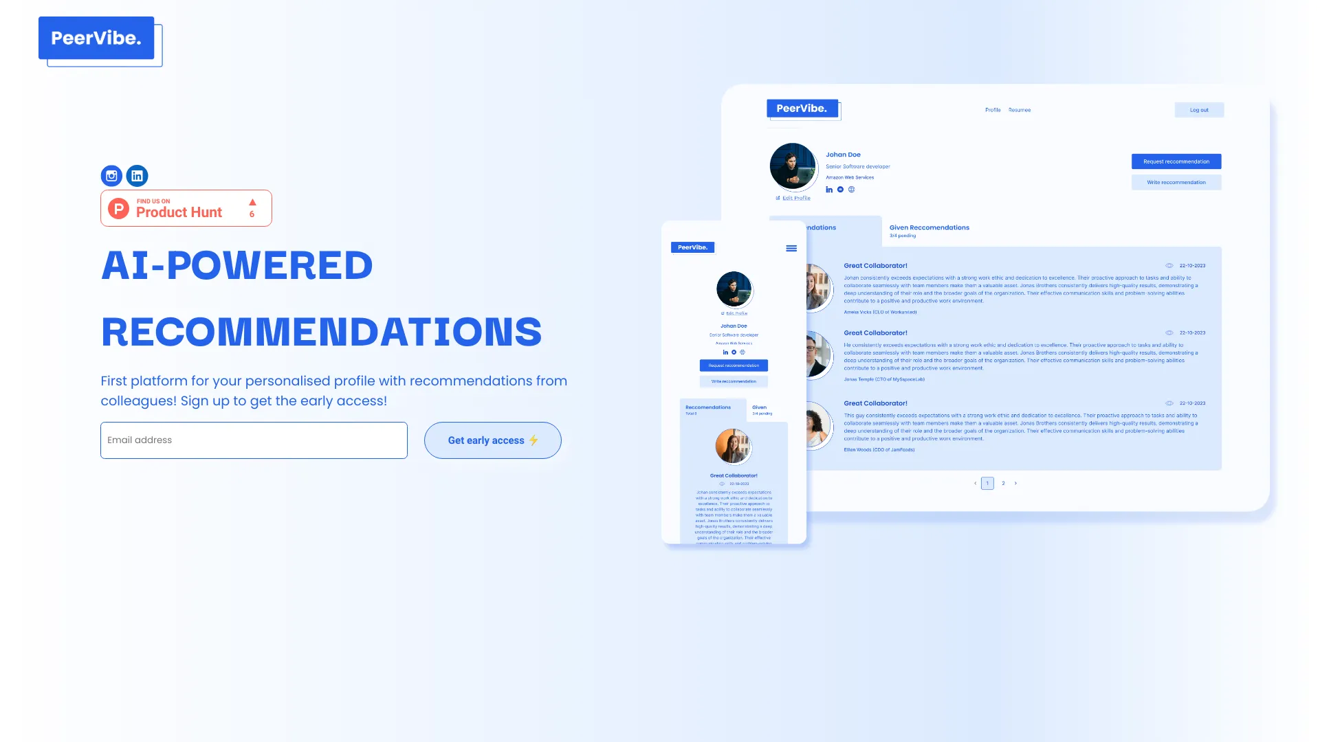 PeerVibe - AI Tool Ocean