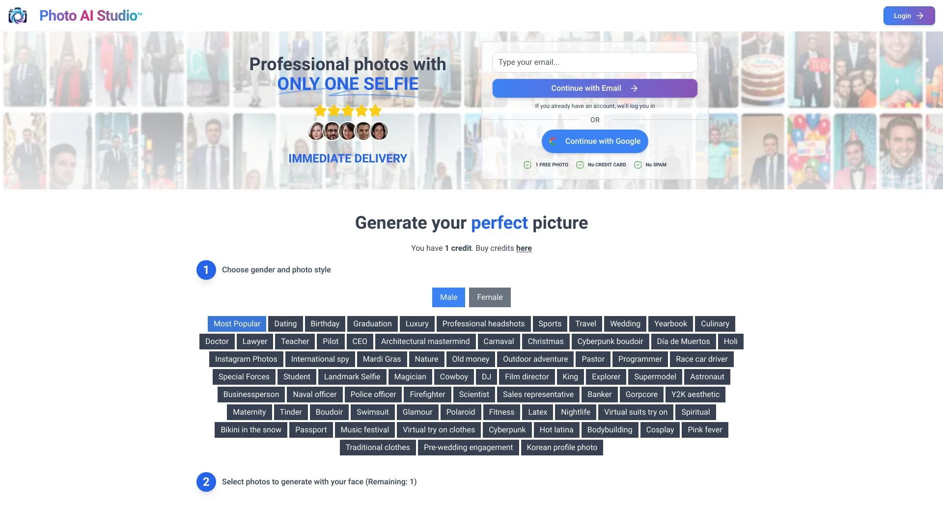 Photo AI Studio - AI Tool Ocean