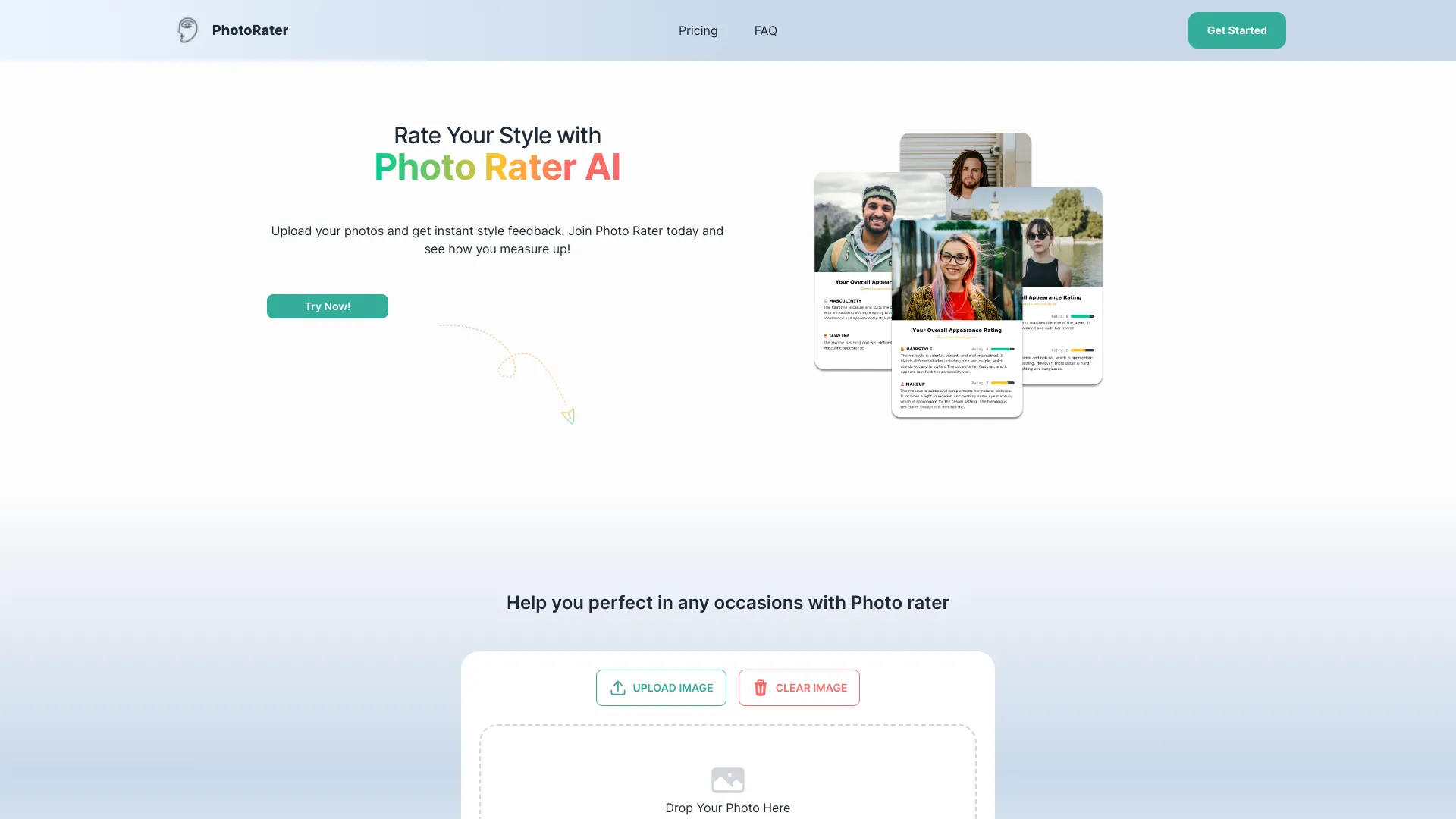 PhotoRater - AI Tool Ocean