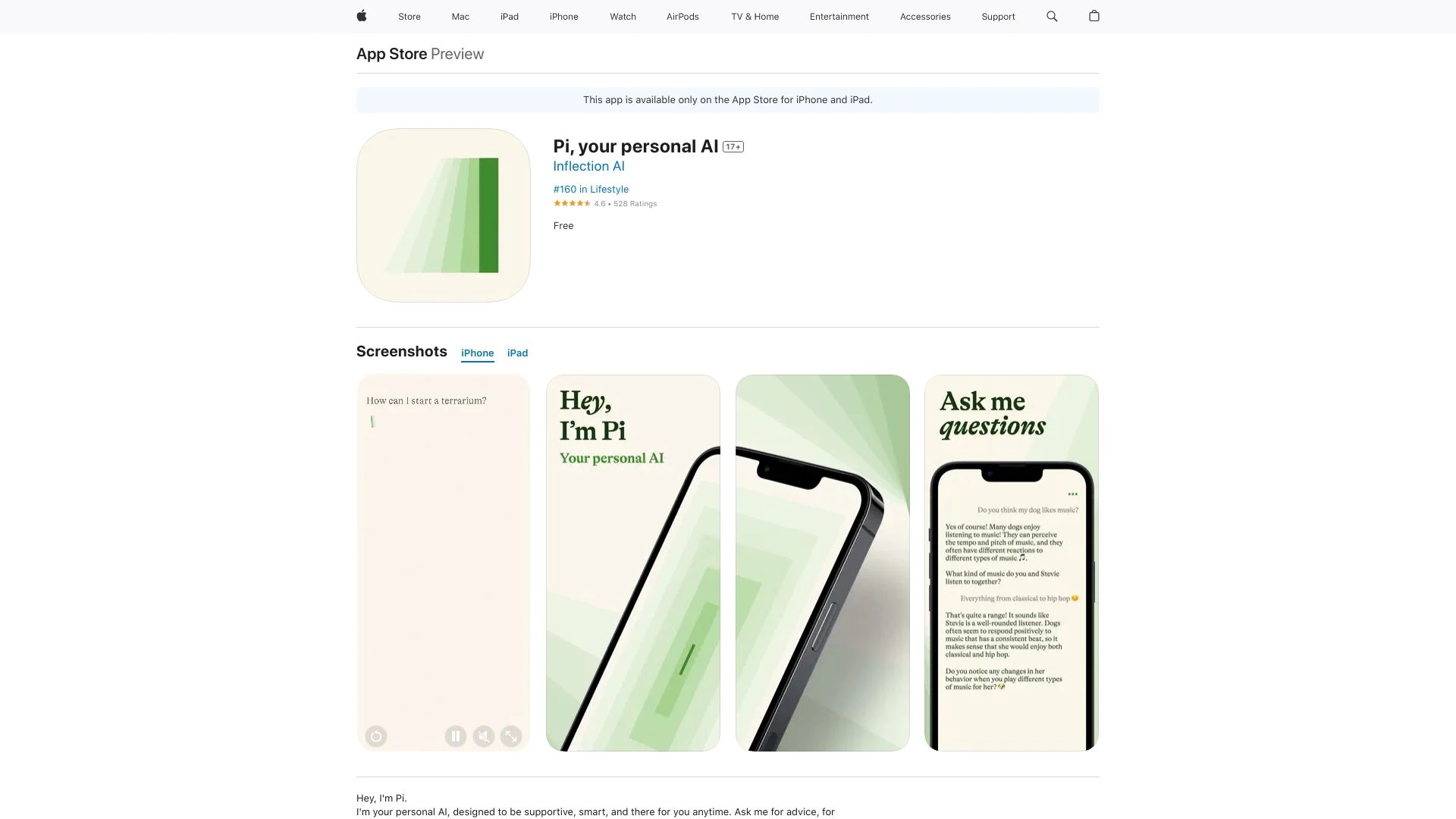 Pi: Personal AI Assistant - AI Tool Ocean