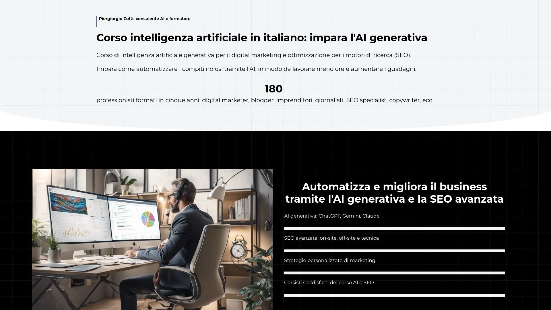 Piergiorgio Zotti AI Training - AI Tool Ocean