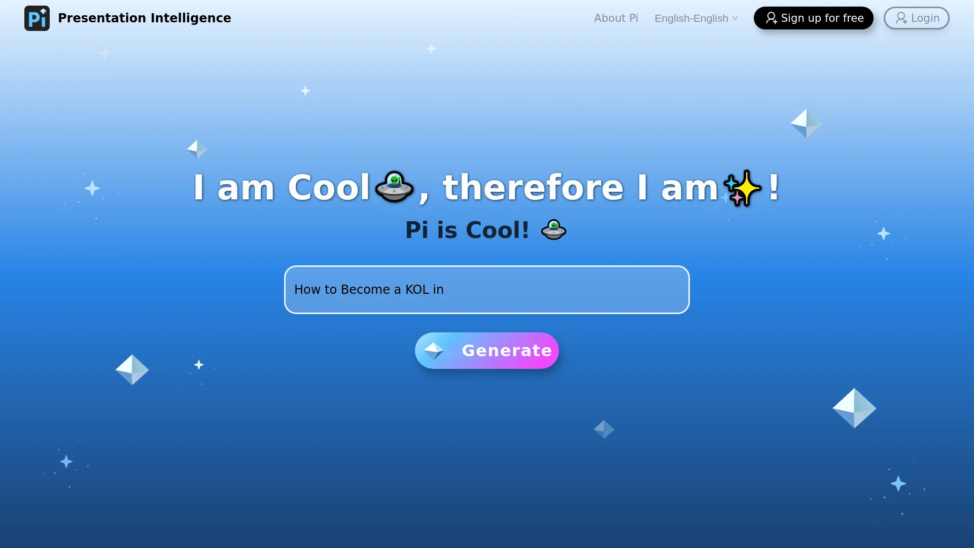 Pi（Presentation Intelligence） - AI Tool Ocean