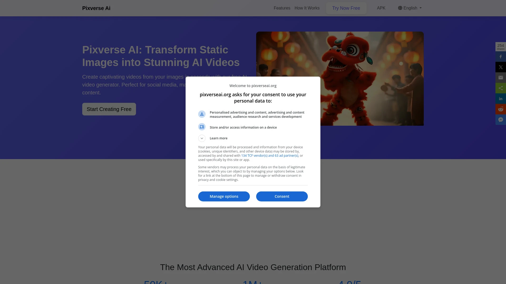 Pixverse AI - AI Tool Ocean