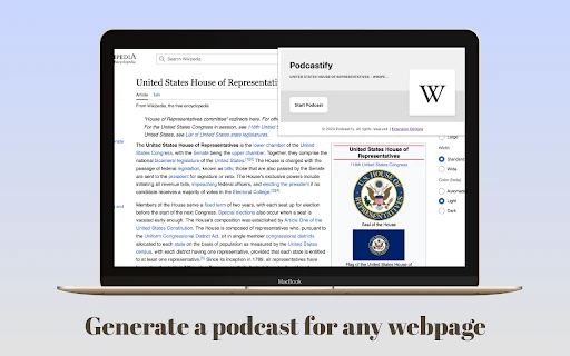 Podcastify - Chrome Extension - AI Tool Ocean
