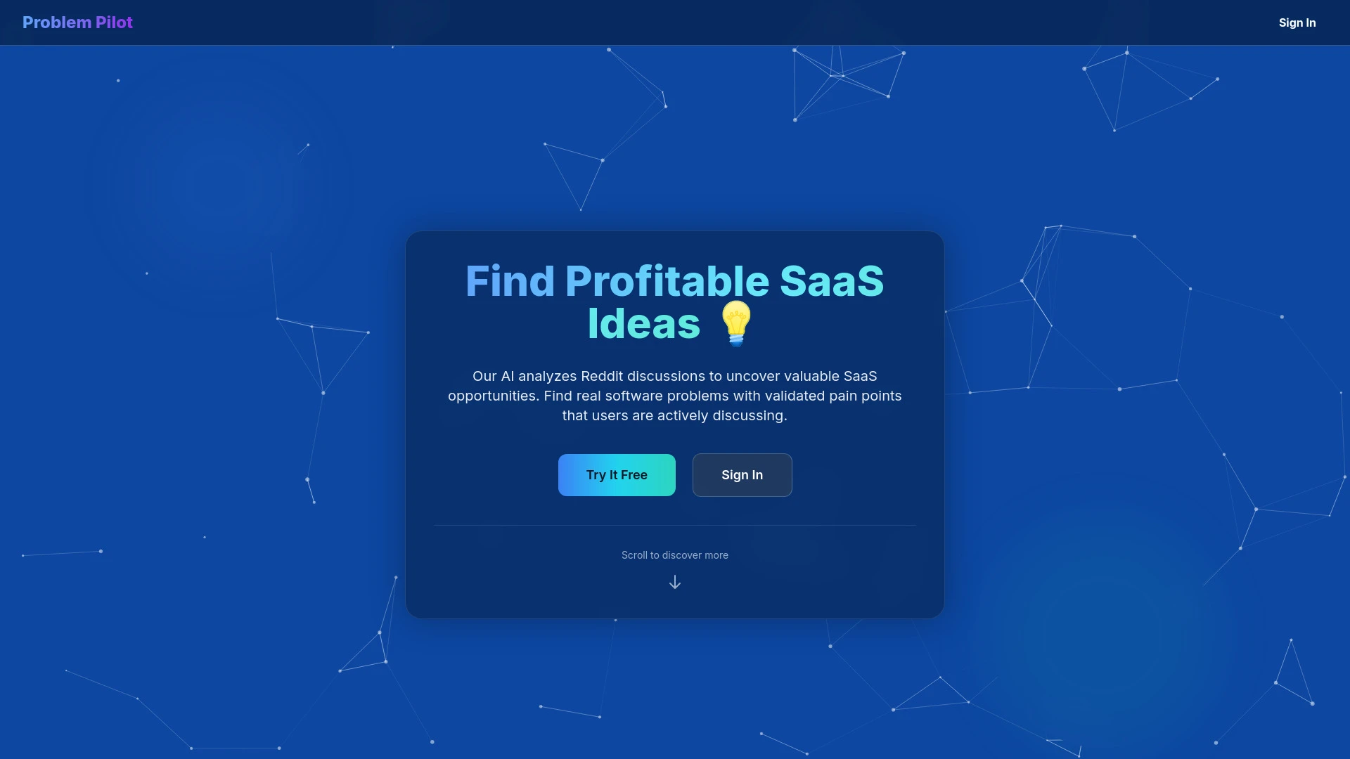 Problem Pilot - AI Tool Ocean
