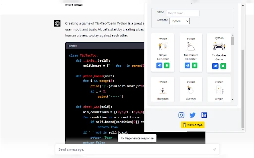 ProjectGPT Project Starter - Chrome Extension - AI Tool Ocean