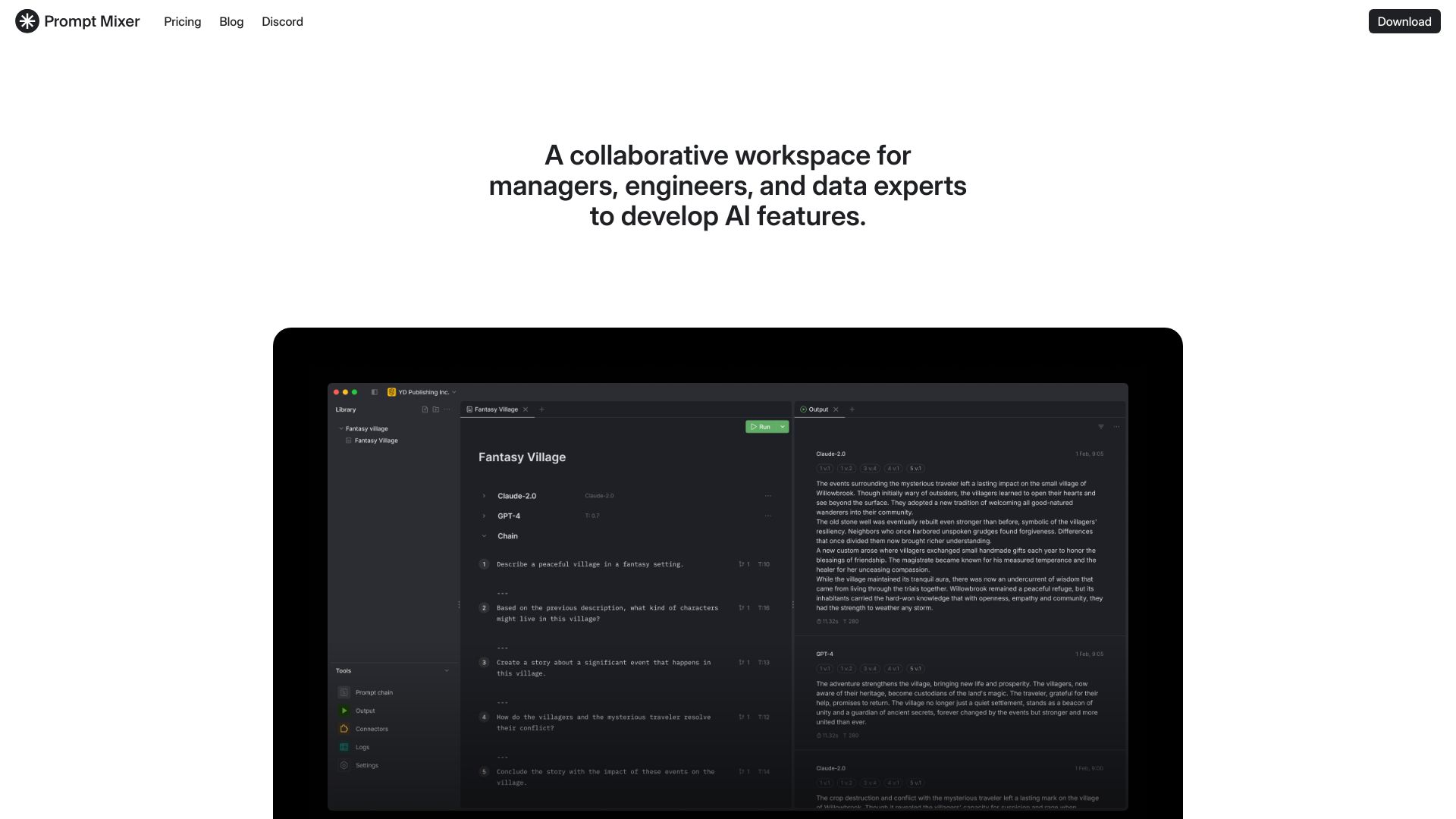 Prompt Mixer - AI Tool Ocean