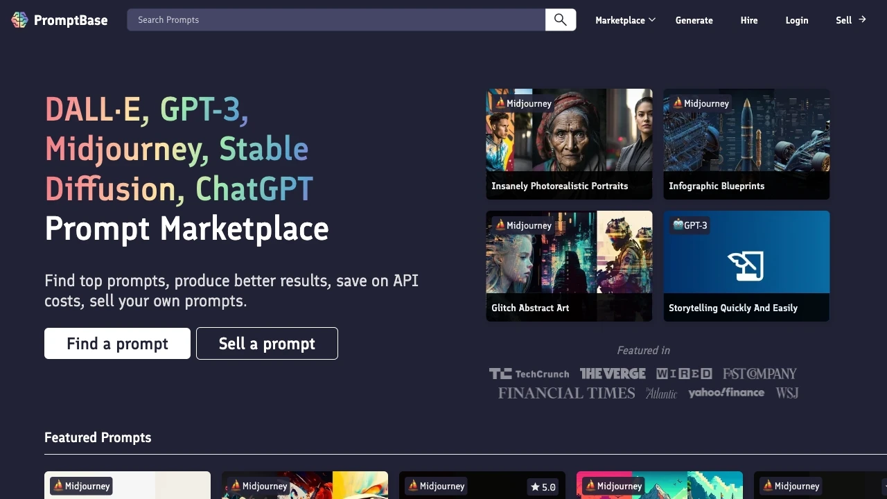 PromptBase - AI Tool Ocean