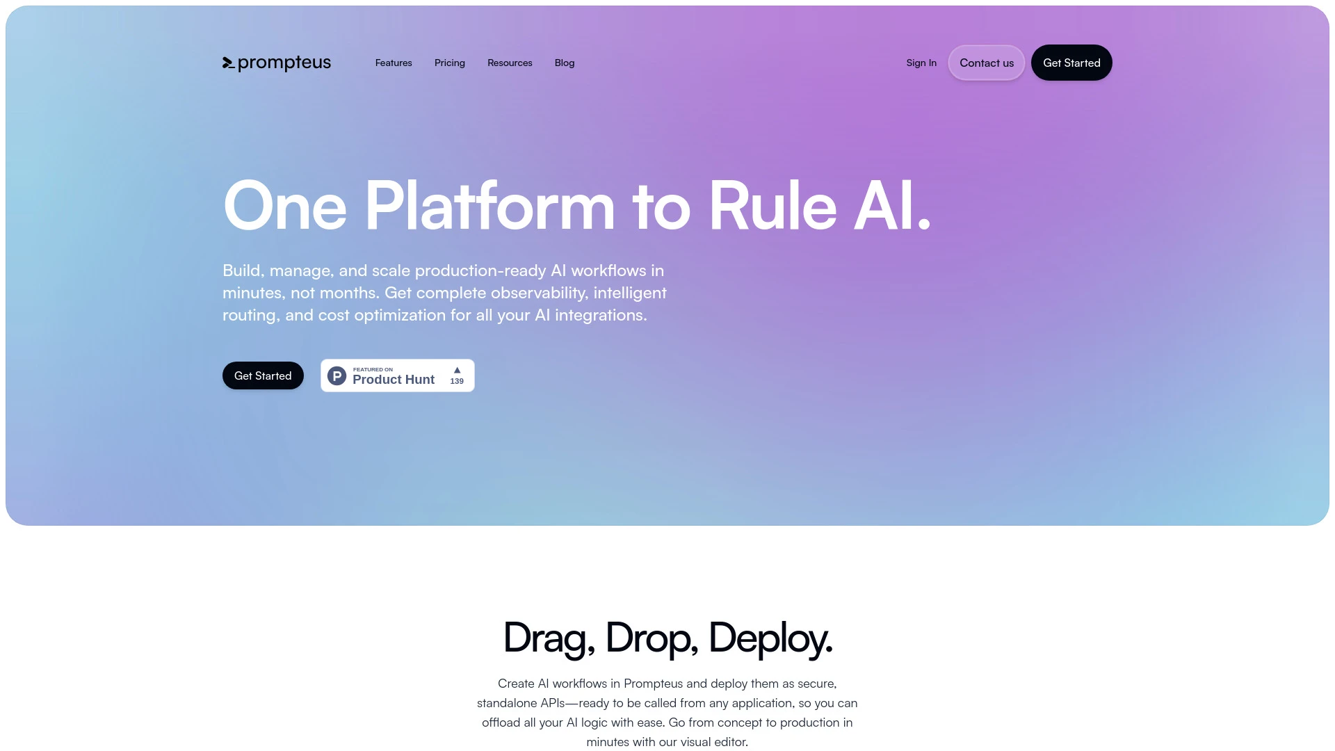 Prompteus - AI Tool Ocean