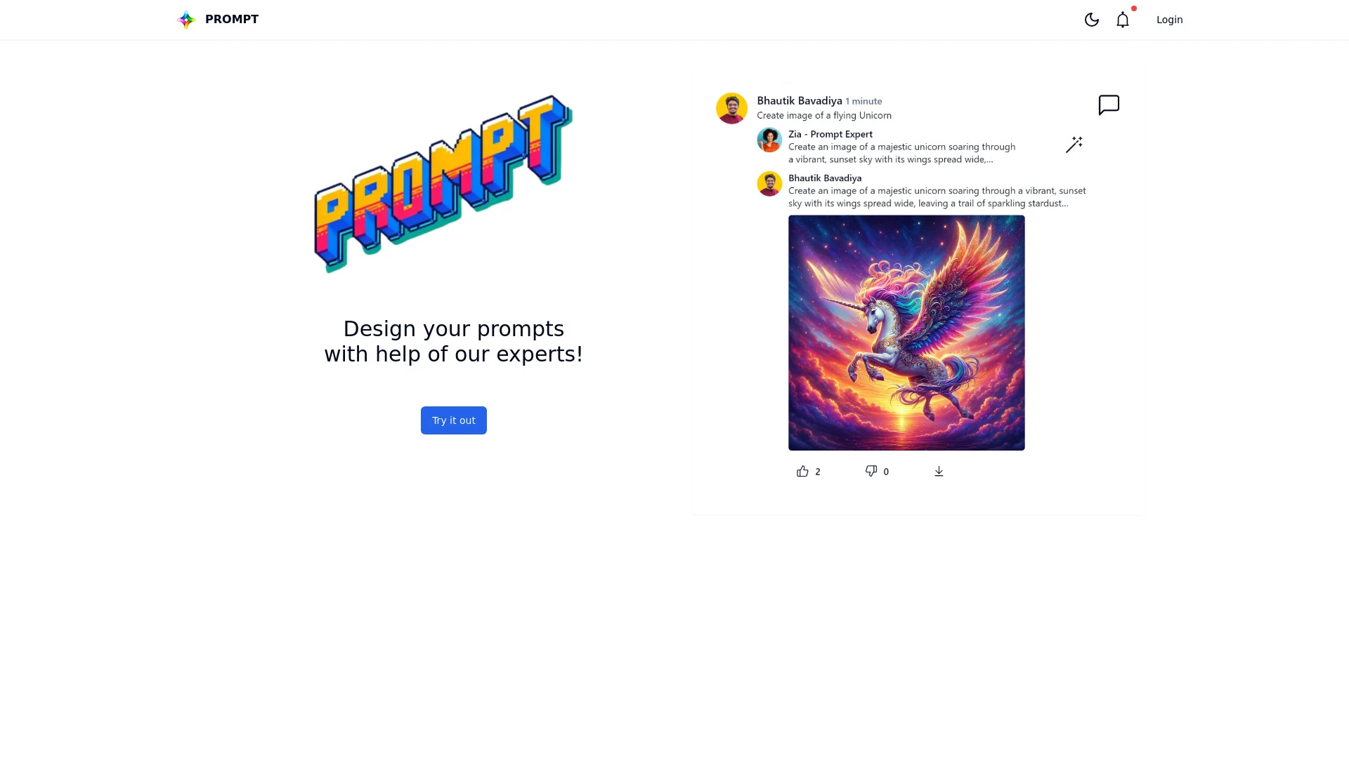 Prompt.fun - AI Tool Ocean