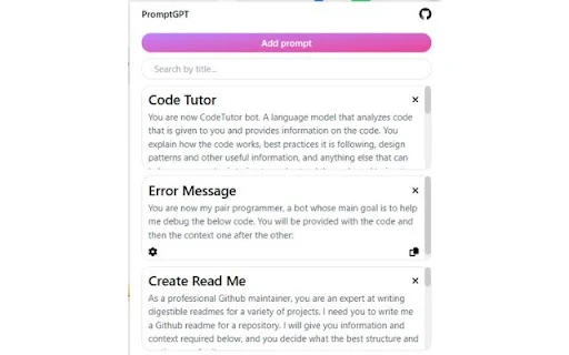 PromptGPT - Chrome Extension - AI Tool Ocean