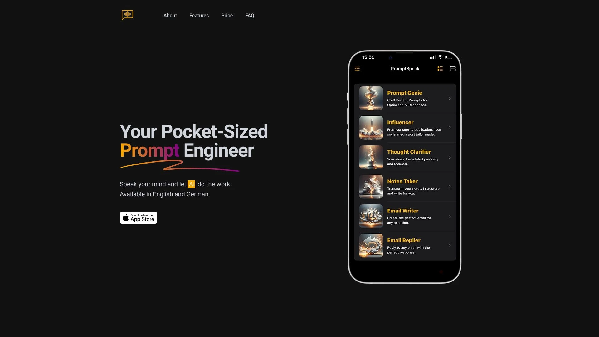 PromptSpeak.AI - AI Tool Ocean