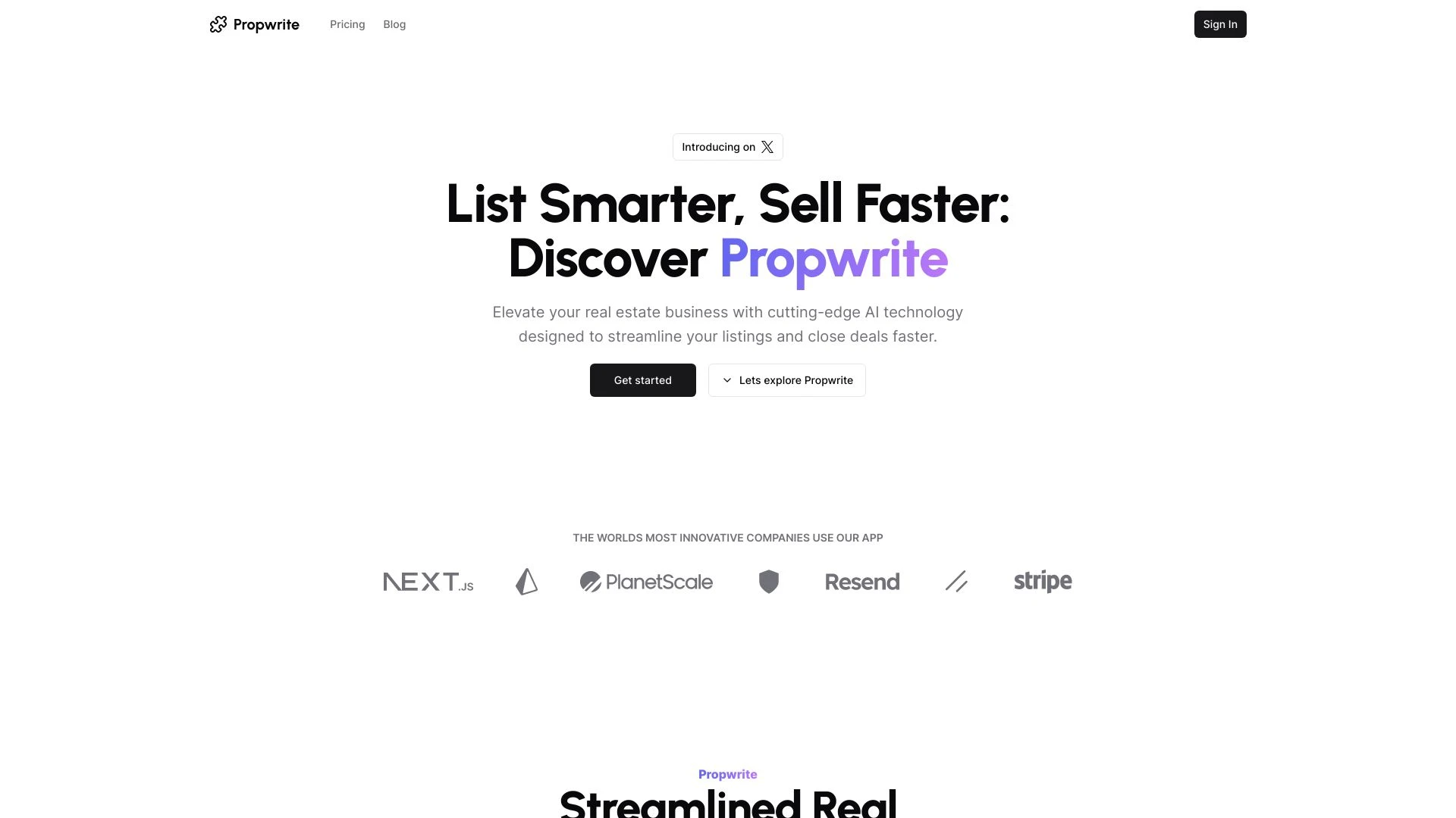 Propwrite - AI Tool Ocean