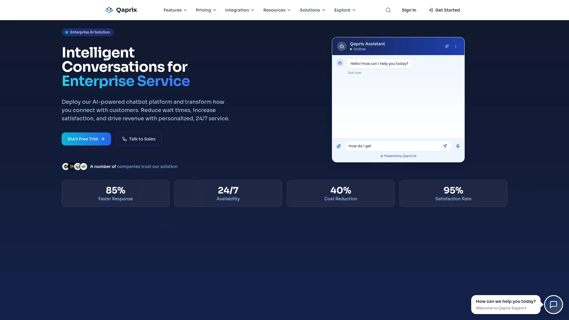Qaprix Intelligence - AI Tool Ocean