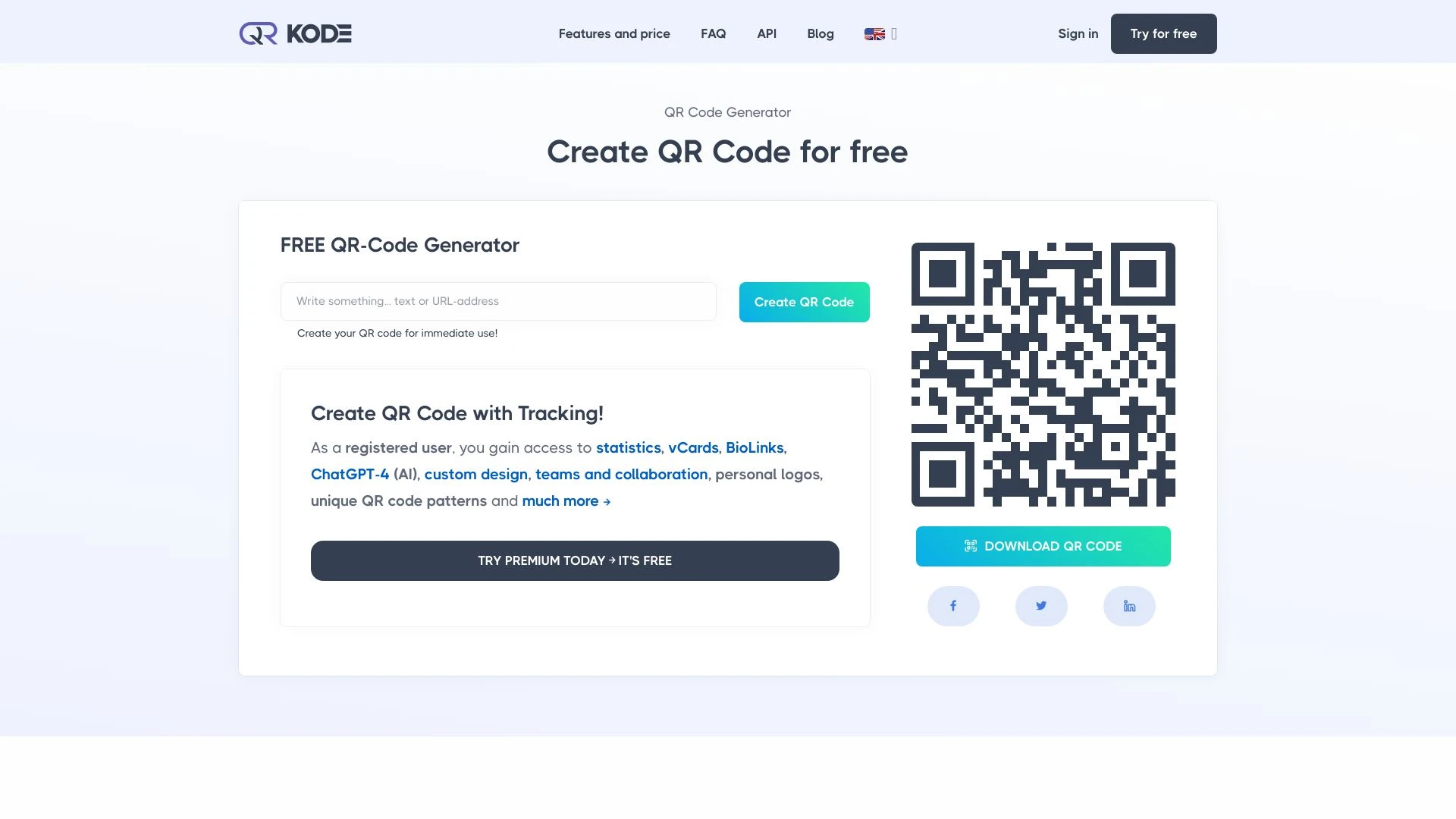 QR-Kode.no - AI Tool Ocean