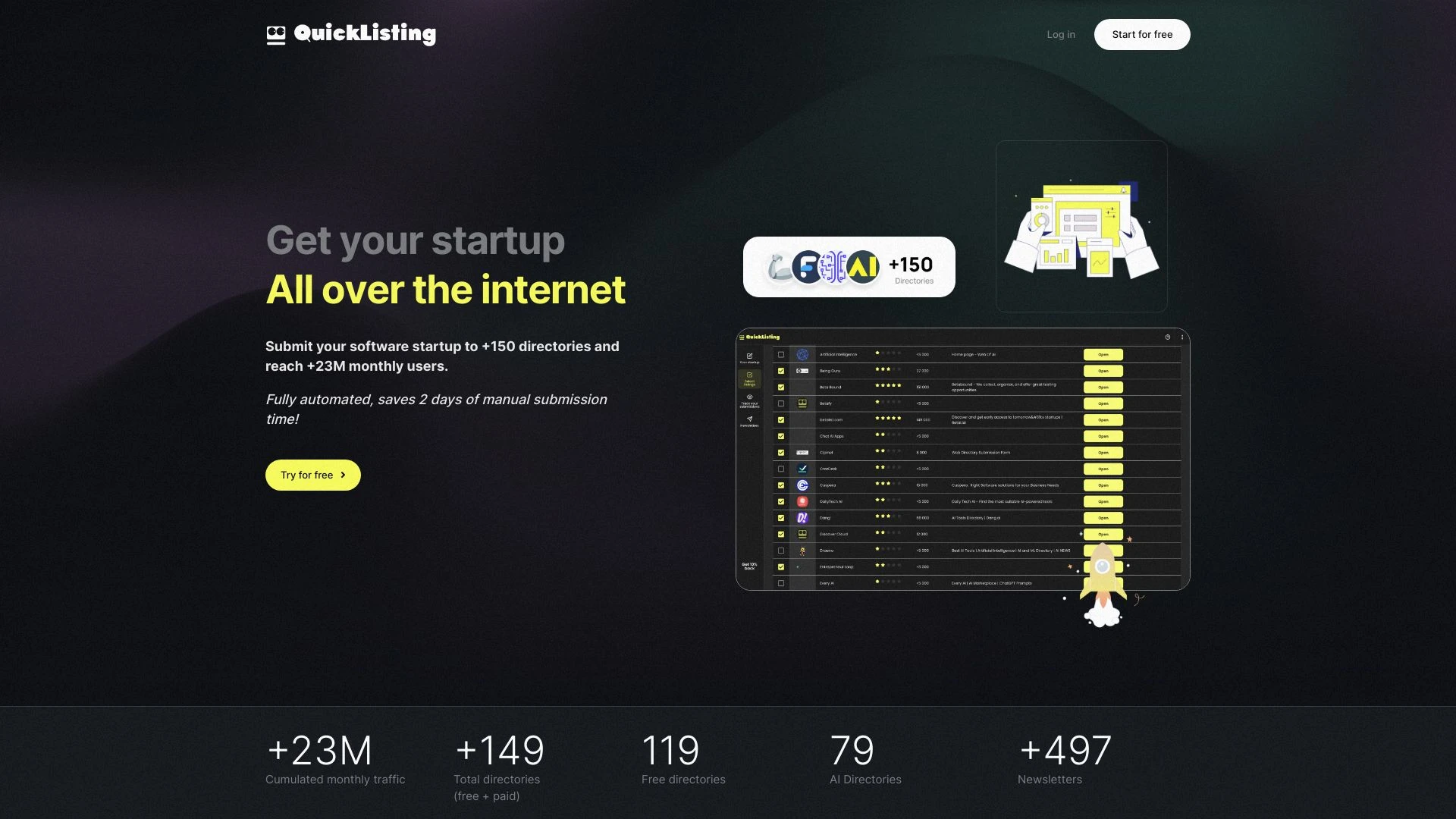 Quicklisting - AI Tool Ocean