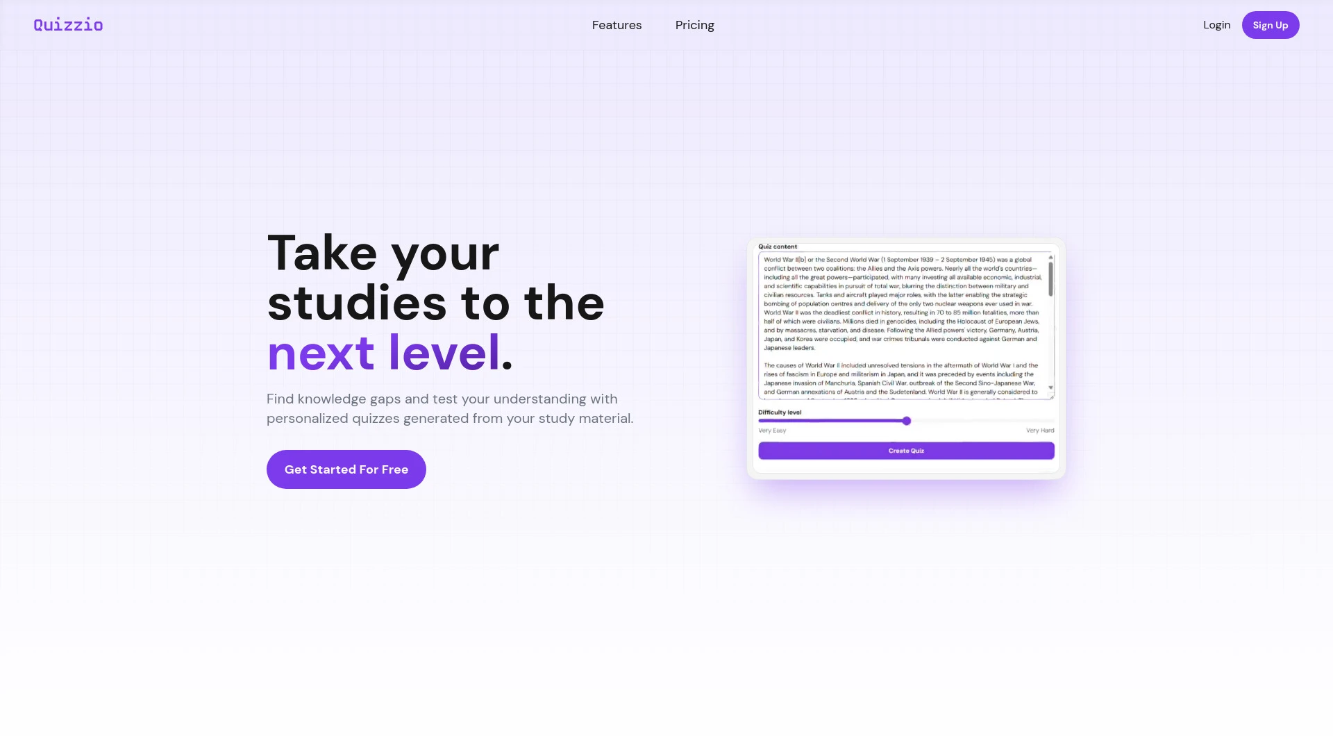 Quizzio - AI Tool Ocean