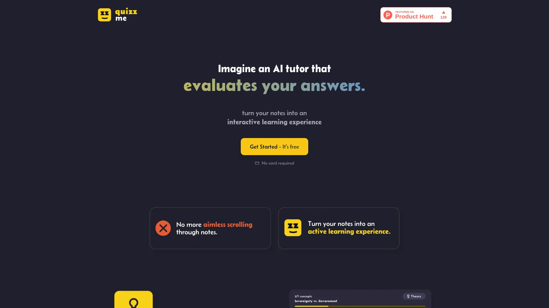 QuizzMe - AI Tool Ocean