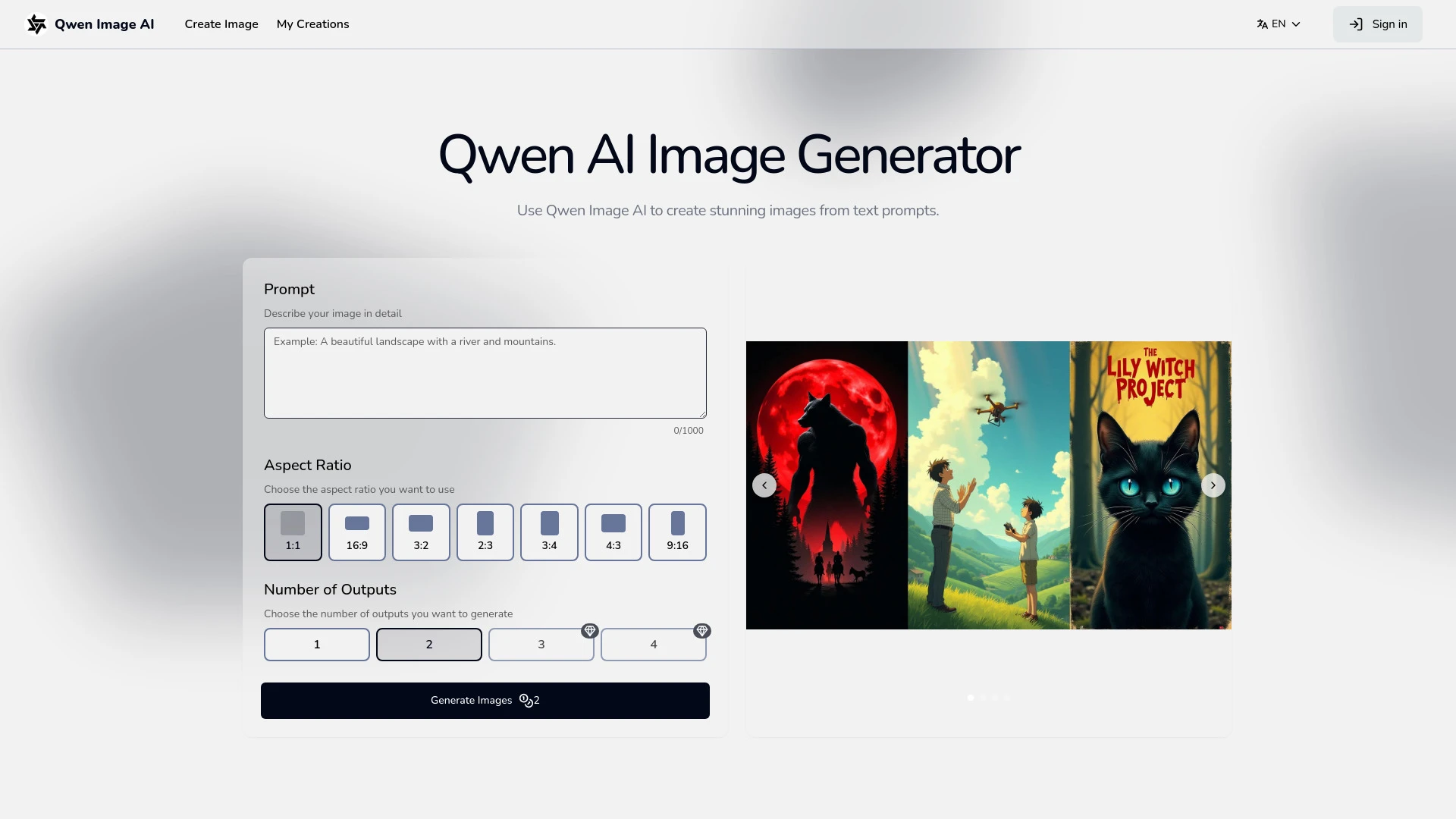 Qwen Image AI - AI Tool Ocean