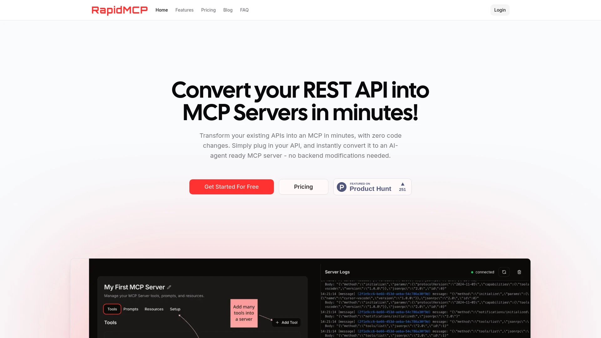 RapidMCP - AI Tool Ocean