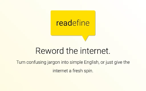 Readefine - Chrome Extension - AI Tool Ocean