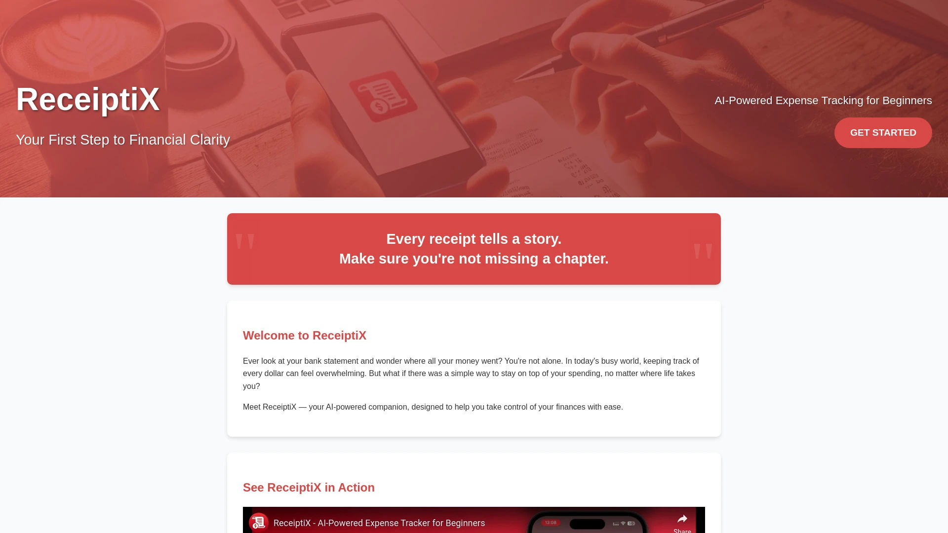 ReceiptiX - AI Tool Ocean