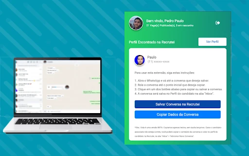 Recrutei Extension - Chrome Extension - AI Tool Ocean