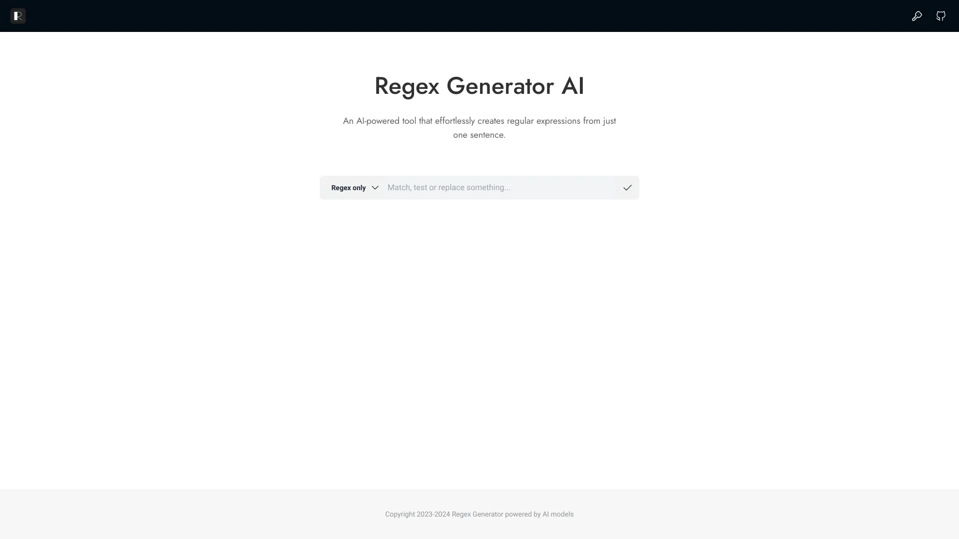Regex Generator AI - AI Tool Ocean