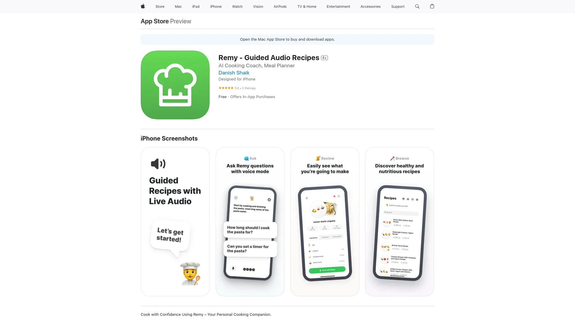 Remy: AI Cooking Assistant - AI Tool Ocean