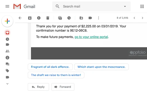 Replaces suggested replies on Gmail messages with poetic verse - Chrome Extension - AI Tool Ocean