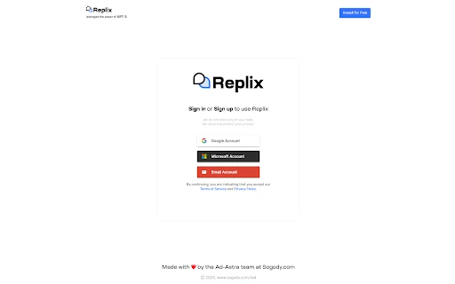 Replix AI - Chrome Extension - AI Tool Ocean